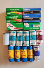 17 rolls of Rare, Discontinued Film Fuji Superia/Velvia. Kodak E100. Impresa 50