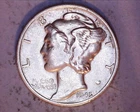 1945-D MERCURY DIME  ***214-6