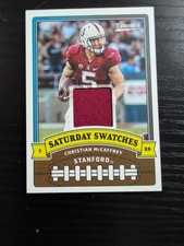 2018 Panini Classics - Saturday Swatches Christian McCaffrey #5 (MEM)
