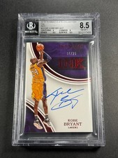 KOBE BRYANT 2015 PANINI IMMACULATE INK AUTOGRAPH AUTO RED /25 BGS 8.5 LAKERS NBA