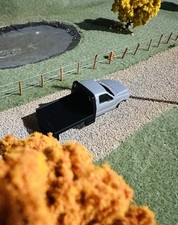 1/64 Scale Truck Flatbed, Multicolor Tail Lights, And Mudflaps