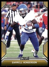 2019 Leaf Draft #15 Darrell Henderson Gold