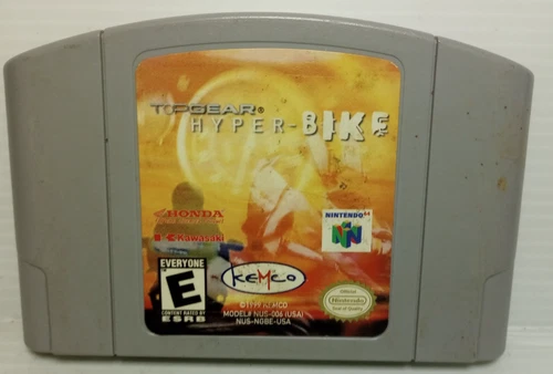 Top Gear Hyper-Bike (Nintendo 64) Authentic Game Cartridge Only | Dirt/Stains