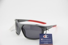 CHAMPION CU 5155 C01 GREY RED POLARIZED SUNGLASSES FRAMES 65-13