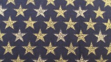 Cotton Fabric Joanns Patriotic Fabric White Stars on Blue 1yd 14" x 44"
