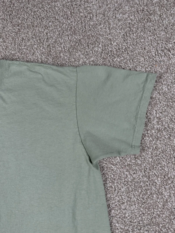 Camisa Life Is Crap Talla Hombres Grande Verde Manga Corta Senderismo Aire Libre Divertida Parodia Foto 3 de 4