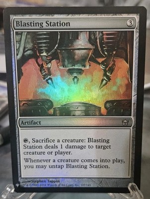 Magic: The Gathering Blasting Station Artifact The List Reprints Foil