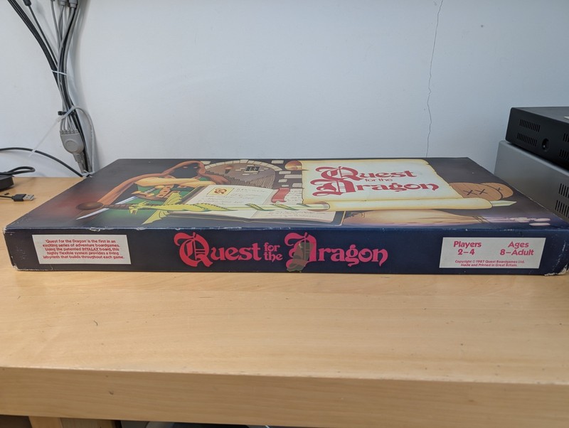 "QUEST FOR THE DRAGON"  Board Game