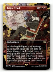 Triple Triad (Borderless) 340/781 Final Fantasy Rare MTG