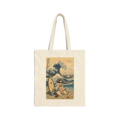 Hokusai Great Wave Surf Cat Tote Ramen Cup Needle Japanese Ukiyo-e Retro
