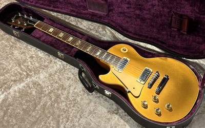 Gibson 1974 LES Paul Deluxe Gold TOP Left Hand Used Electric