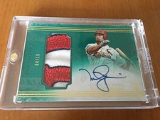Mark McGwire 2017 Topps Definitive Patch Auto 04/10 St. Louis Cardinals Used