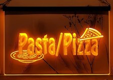Insegna Neon Led Pasta/Pizza Pizza Pasta Ristorante Decorazione Parete Appesa Scrivania