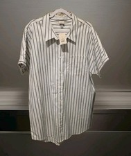 New With Tags Target A New Day White Stripe  DRESS/Z98XOX Sz XL