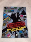 Vintage 1989 Nintendo Now Your Playing With Power Poster NES Original Retro