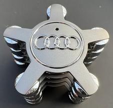 🟢 4x Original Audi Felgendeckel / Nabendeckel / Felgenkappen 134mm 🟢