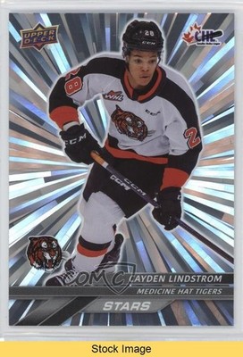 2024-25 Upper Deck CHL Stars Outburst Cayden Lindstrom #329 READ e0y