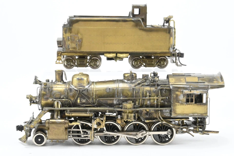 HO Latón Personalizado Joe G. Collias MP Missouri Pacific 2-8-0 COMO ESTÁ SIN MOTOR/CAJA DE CAMBIOS Foto 2 de 4