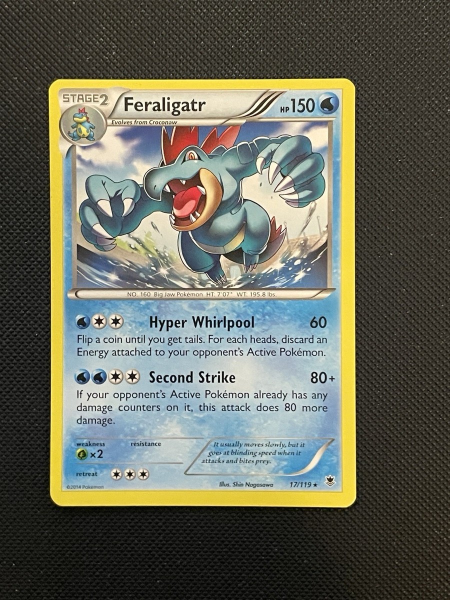 Feraligatr 17/119 Rare XY Phantom Forces Deck Exclusive Pokmon TCG LP