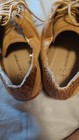 B Makowsky Carter Brown Suede Lace-up Shoes Womens  10 M Leather Wedge — photo 6