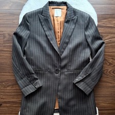 Sandro Paris Striped Blazer size FR 40/US 6-8