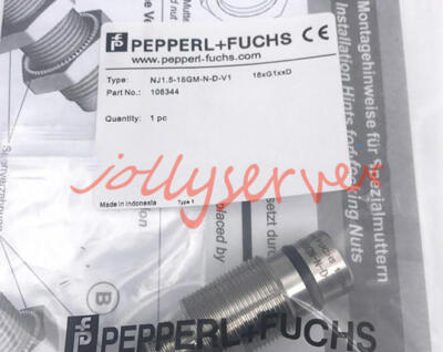 Ein Pepperl+Fuchs NJ1.5-18GM-N-D-V1 Näherungsschalter NJ1.518GMNDV1 Neu