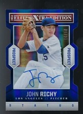 2014 Elite Extra Edition Prospect Blue Status Autograph John Richy 10/50