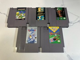 NES Nintendo Console, 2 Controllers, Zapper, 5 Game Bundle Lot New 72 Pin Tested