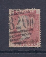 GB  Q Victoria 1p Red  Sc#33 Plate 154 (GB338)*