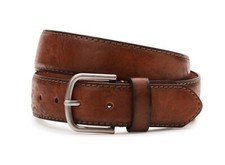 Wonder Nation Boys Brown Faux Leather Belt Size M 31.5" L NEW