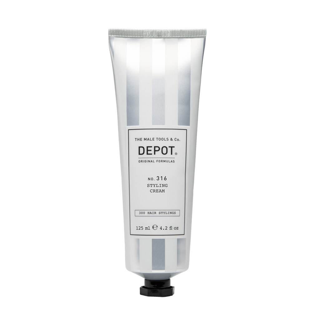 Depot N.316 Styling Cream 125ml - crema modellante styling uomo fissaggio medio