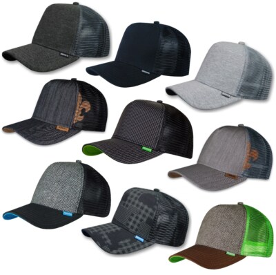 DJINNS   HFT TOPSELLER Cap High Fitted Trucker Mesh Kappe Cappy Hat Rib Caps NEU