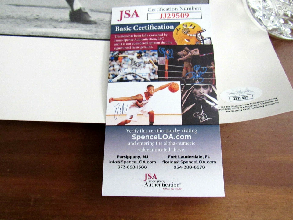 ROBERTO CLEMENTE JR CLEMENTE'S SON PIRATES SIGNED AUTO VINTAGE PRINT JSA - Image 3 of 3