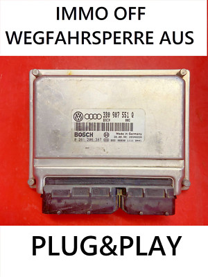 IMMO OFF / Plug&Play AUDI A6  2.8 V6  ECU 0261206387 - 3B0907551Q /FastCouri