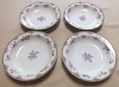 Set of 4 Plates France Depose C.Ahrenfeldt Limoges pour R.H.