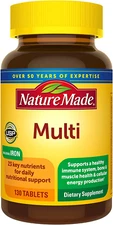 Multivitamin Tablets with Iron, Multivitamin for Women and Men for Daily Nutriti