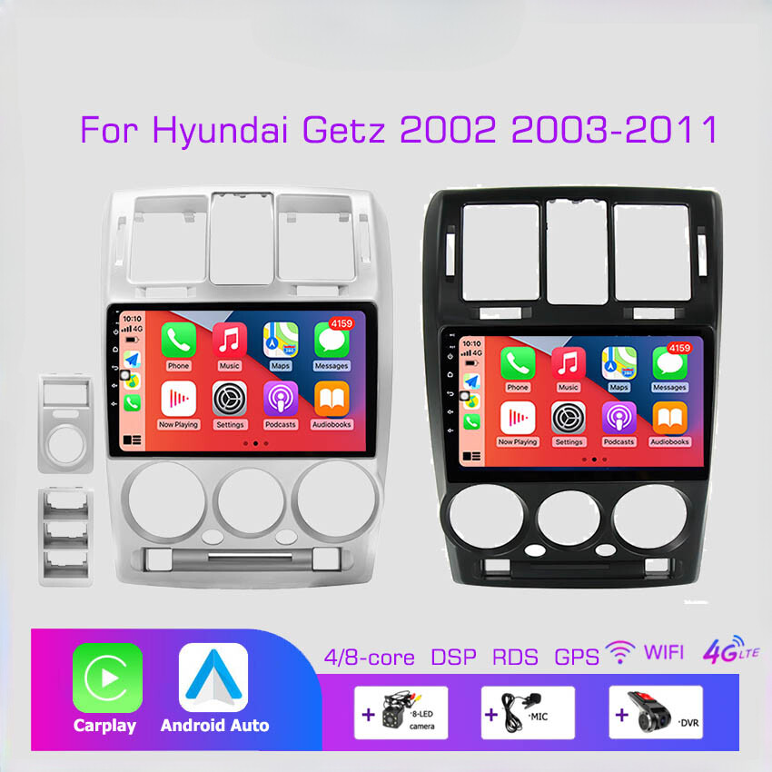4G Android 13 Radio For Hyundai Getz 2002 2003-2011 Car Multimedia
