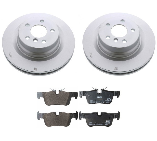 NEW Genuine Rear Brake Kit Disc Rotors and Pads For BMW F48 F39 X1 X2
