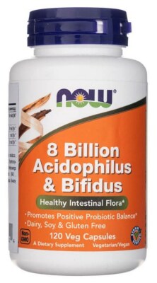 Now Foods 8 Billion Acidophilus & Bifidus - 120 Caps (518 EUR/kg)