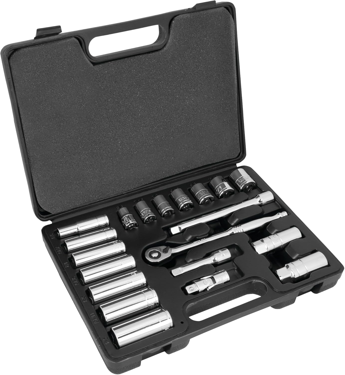 W38911 3/8-Inch Drive SAE Socket Set, 20-Piece, 1-Pack