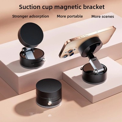Car Phone Holder Stand Car Mount Vacuum Magnetic Suction Cup