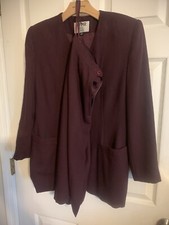 8P Kasper A.S.L. petite eggplant suit