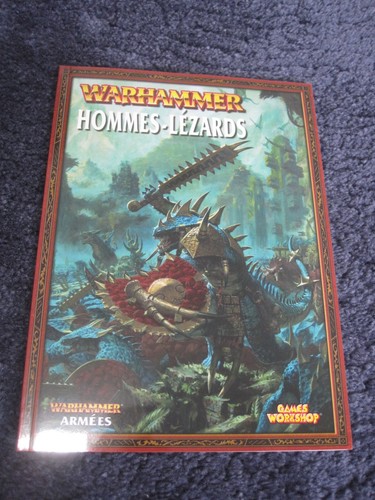 Livre D'armée Warhammer Hommes Lézards V8 (2013) – Games Workshop – FR