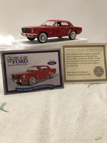 National Motors Museum Diecast 1:32  RED 1964 Ford Mustang Coupe Model Toy Car  - Picture 1 of 16