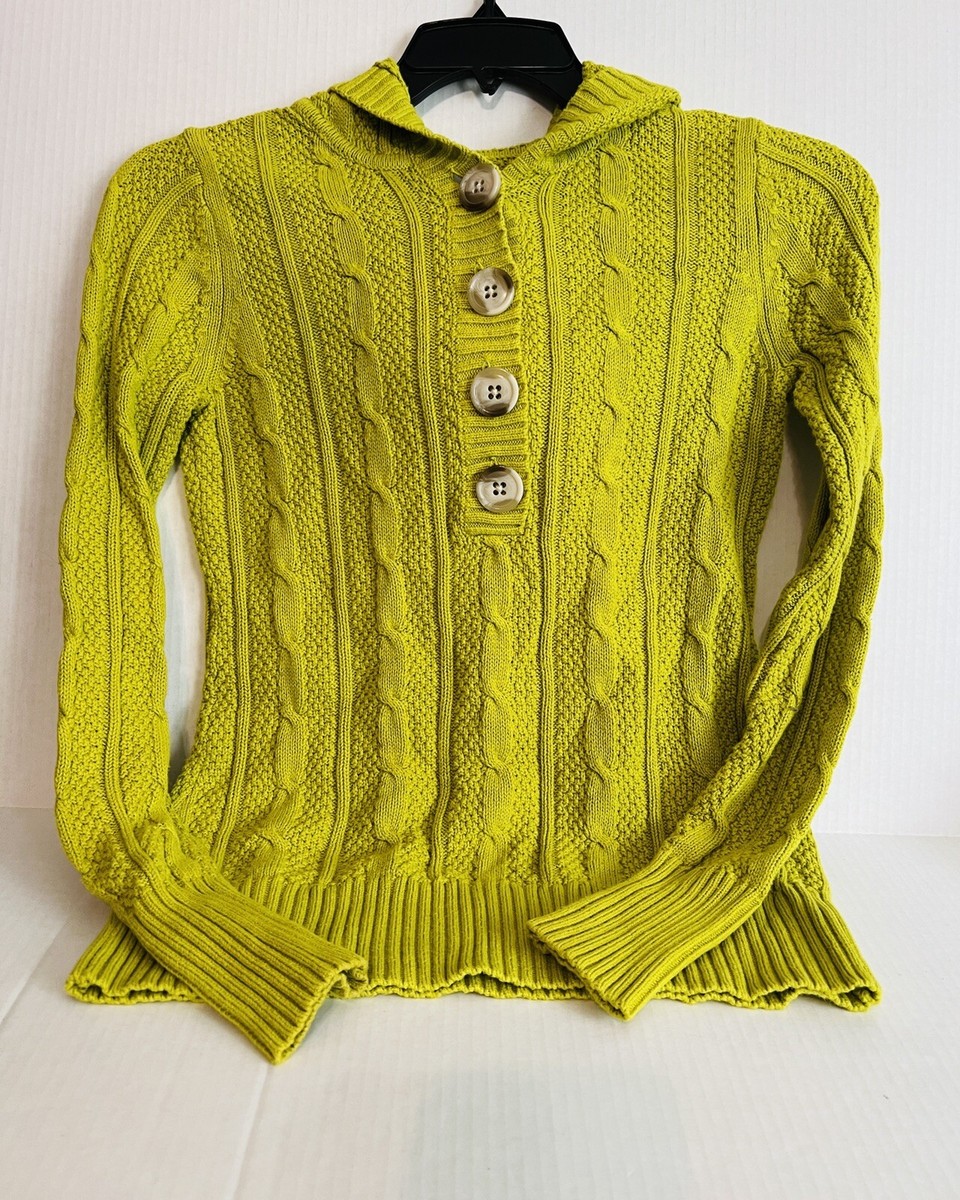 Old Navy Cable Knit Hooded Sweater - Main Image