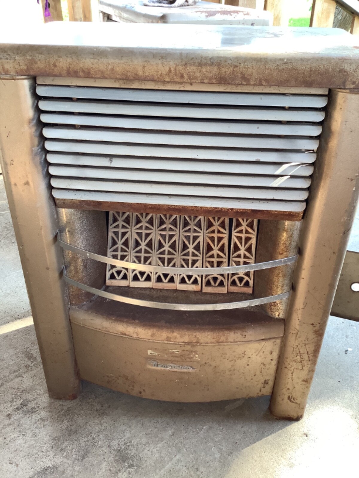 Vintage Dearborn Room space Heater 35,000 BTU Natural Gas with grates | eBay