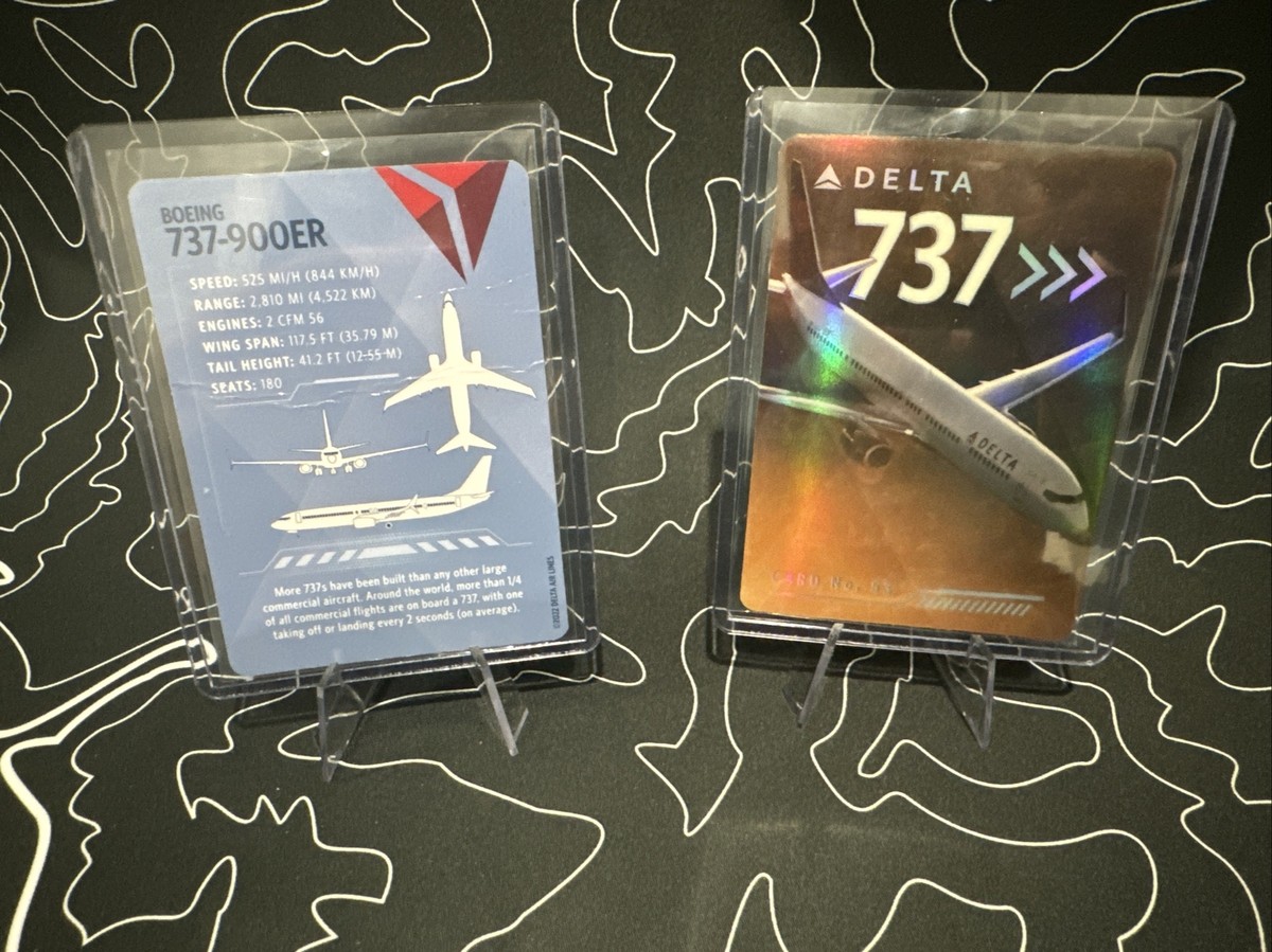 Boeing 737 Delta Trading Card | eBay