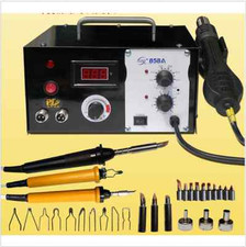 Multifunction Pyrography Machine Gourd Wood Pyrography Crafts Tool Kit 220V BI