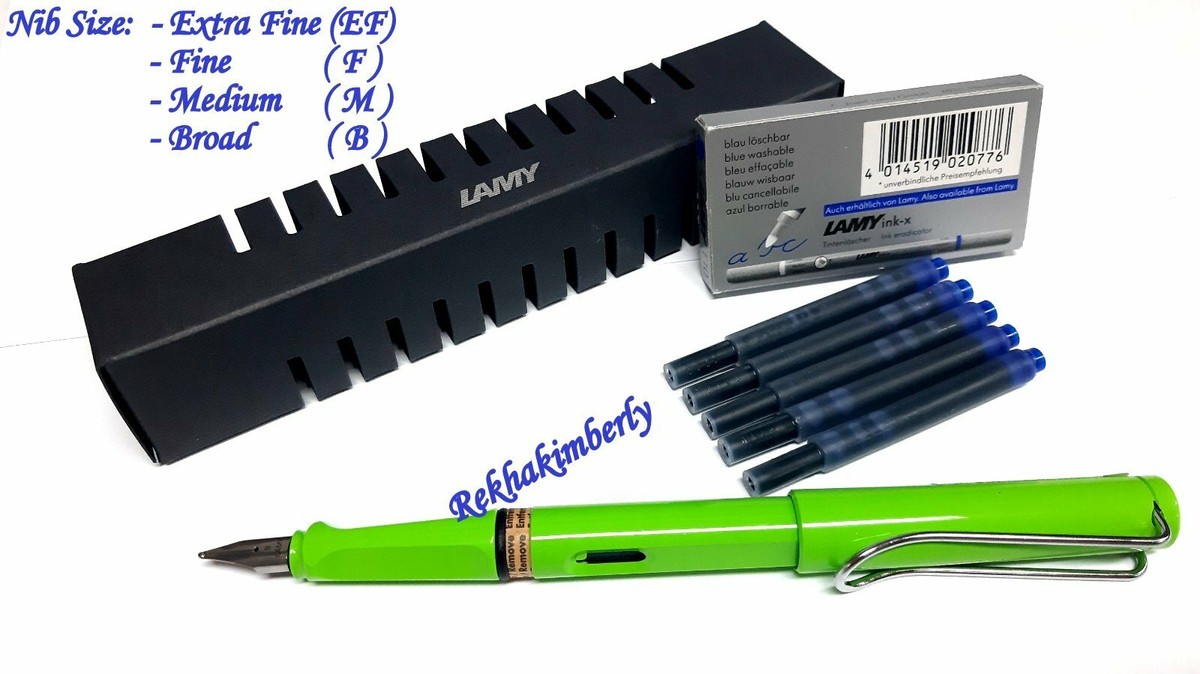 Ink Cartridge Lamy Safari Savannah Green Fountain Pen Lamy 0E7 AL