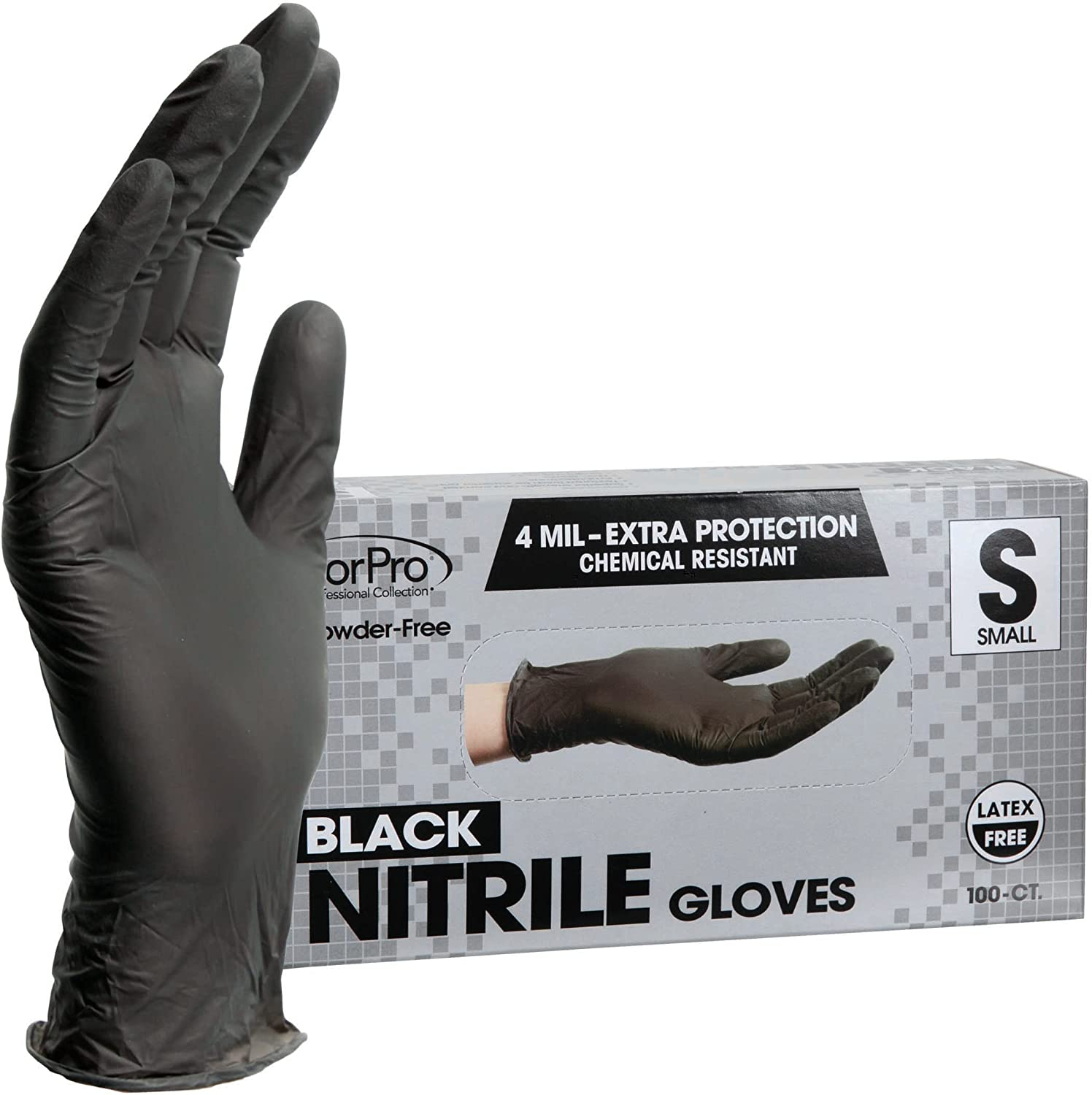 Chemical-Resistant Powder-Free Nitrile Gloves Disposable Latex-Free Non-Sterile